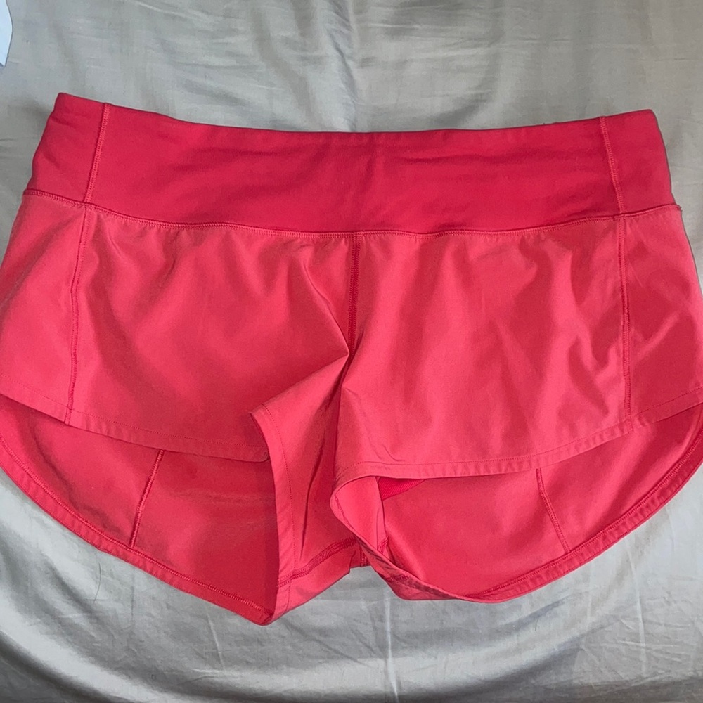 Pink lululemon shorts